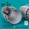 RESKIT RSU72-0301 F‑15 Eagle/Strike Eagle (A, B, C, D, E early, J) F100-PW-220 open exhaust nozzles for Hasegawa kit (3D Printed) (1/72)